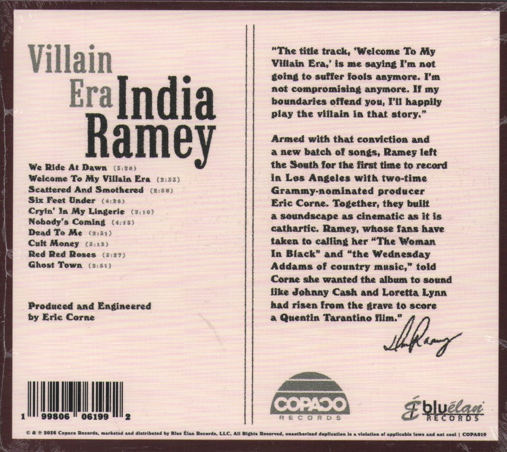India Ramey - Villain Era - Cd