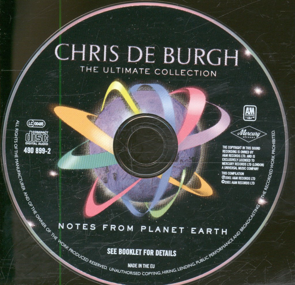 Chris De Burgh - Ultimate Collection - Notes From Planet Earth - Cd