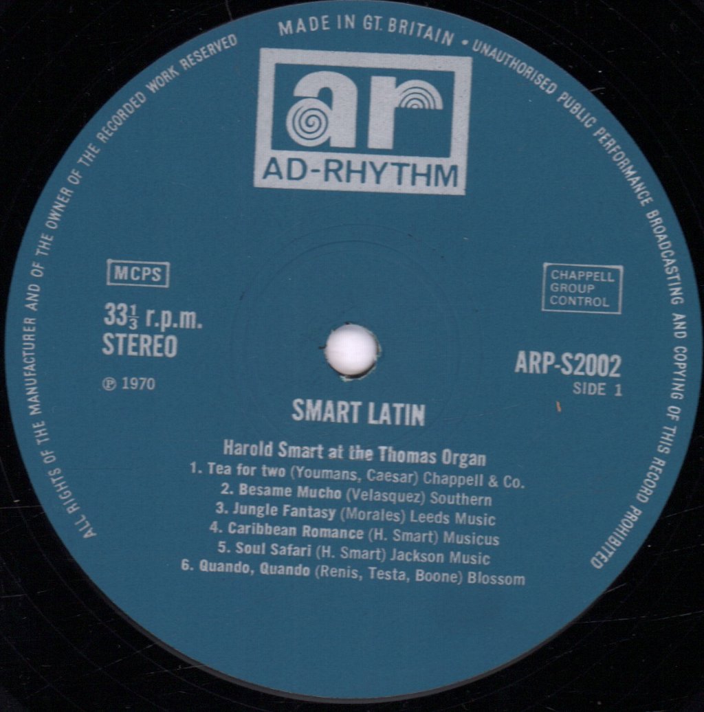 Harold Smart - Smart Latin - Lp