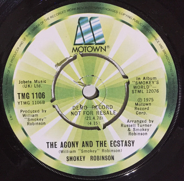 Smokey Robinson - Madam X - 7 Inch