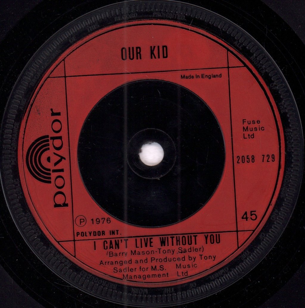 Our Kid - You Just Might See Me Cry - 7 Inch