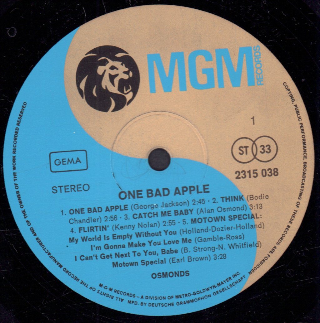 Osmonds - One Bad Apple - Lp
