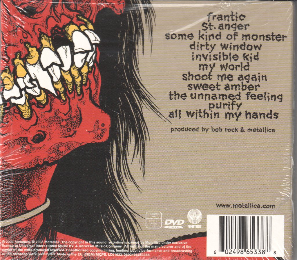 Metallica - St. Anger - Cd/Dvd