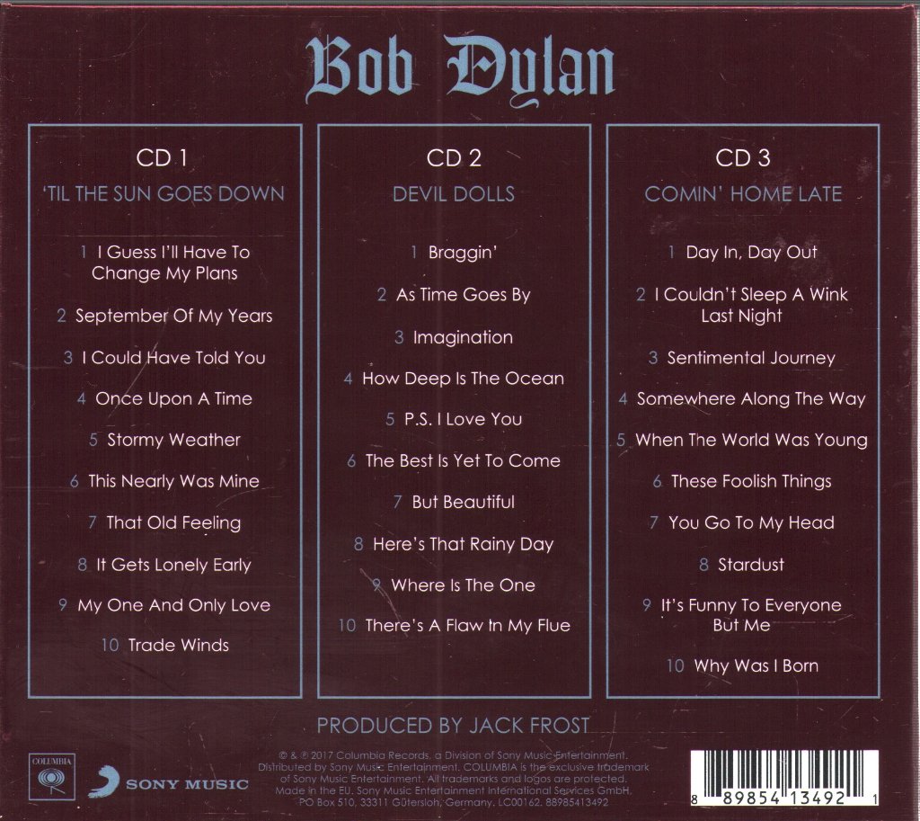 Bob Dylan - Triplicate - Cd Set