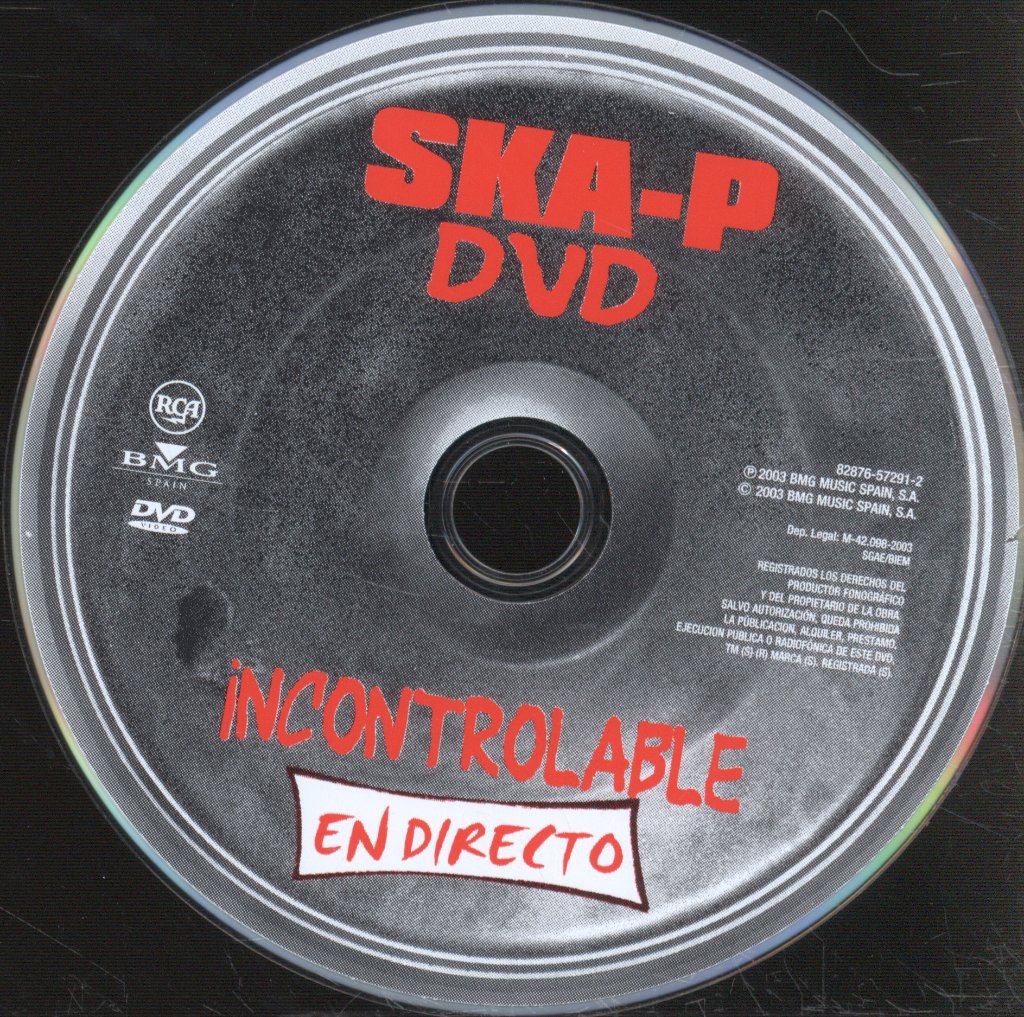 Ska-P - Incontrolable * En Directo - Cd/Dvd