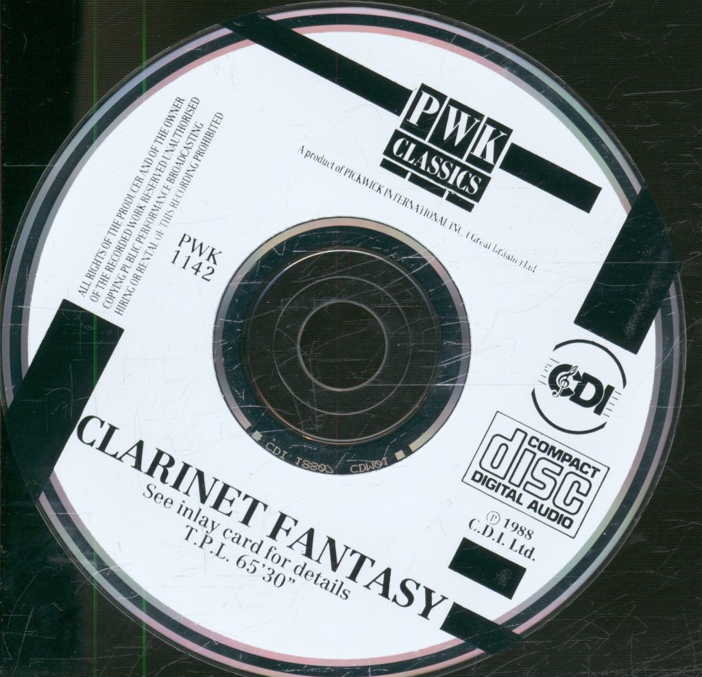 Gershon Dembinsky, Jonathan Zak - Clarinet Fantasy - Cd