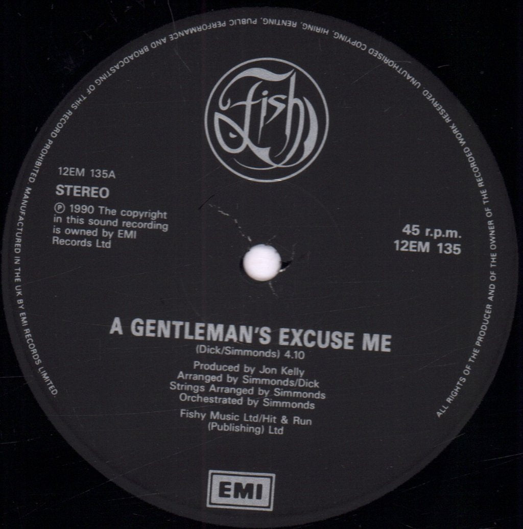 Fish - A Gentlemans Excuse Me - 12 Inch