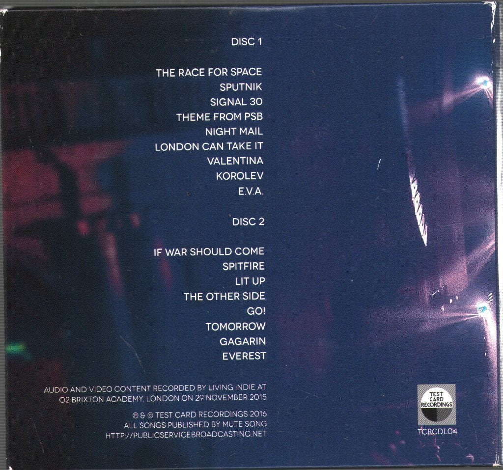 Public Service Broadcasting - Live At Brixton - Cd/Dvd