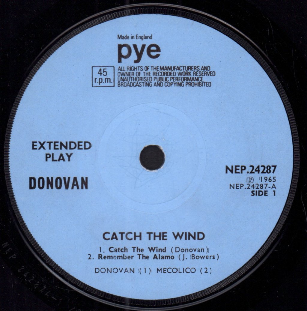 Donovan - Catch The Wind - 7 Inch