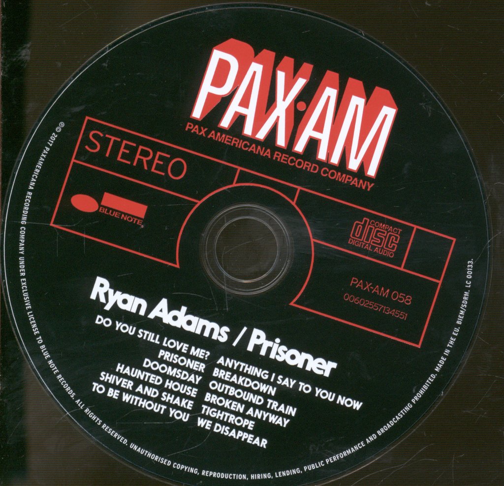 Ryan Adams - Prisoner - Cd