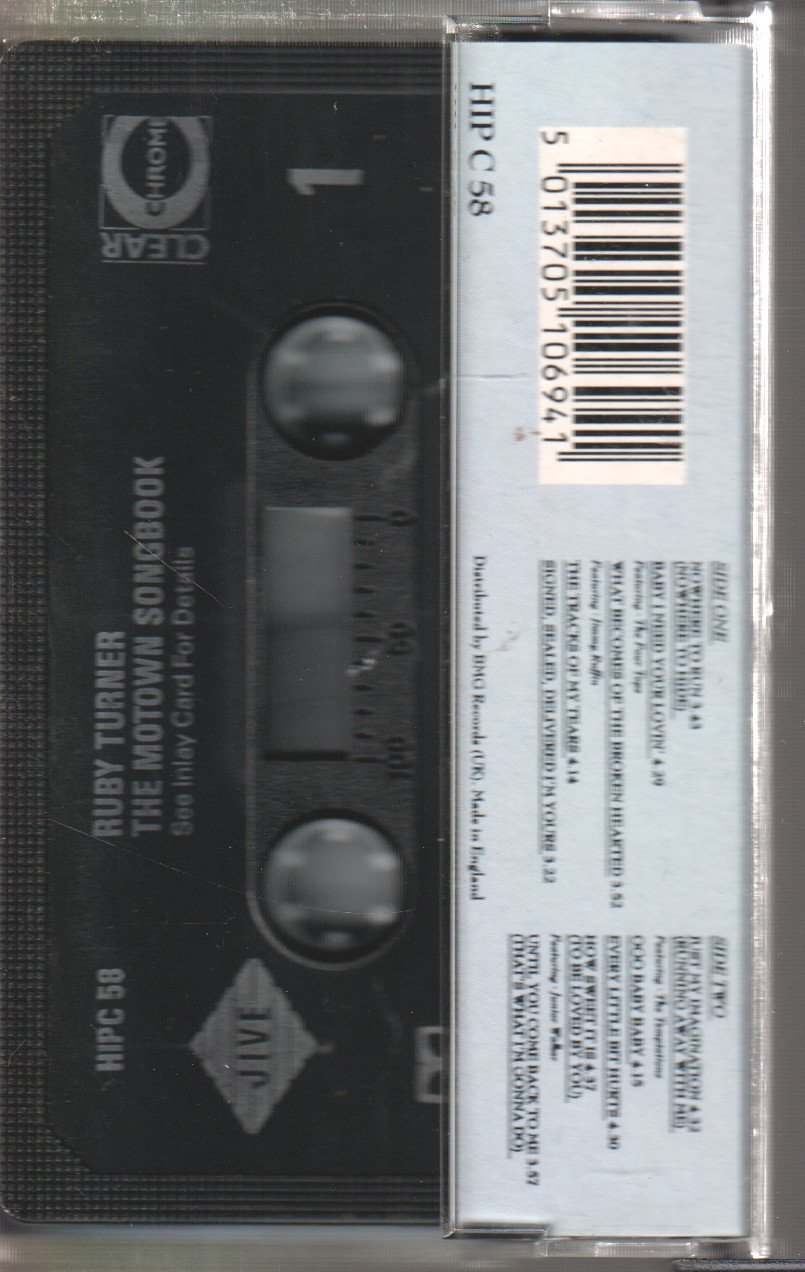 Ruby Turner - Motown Song Book - Cassette