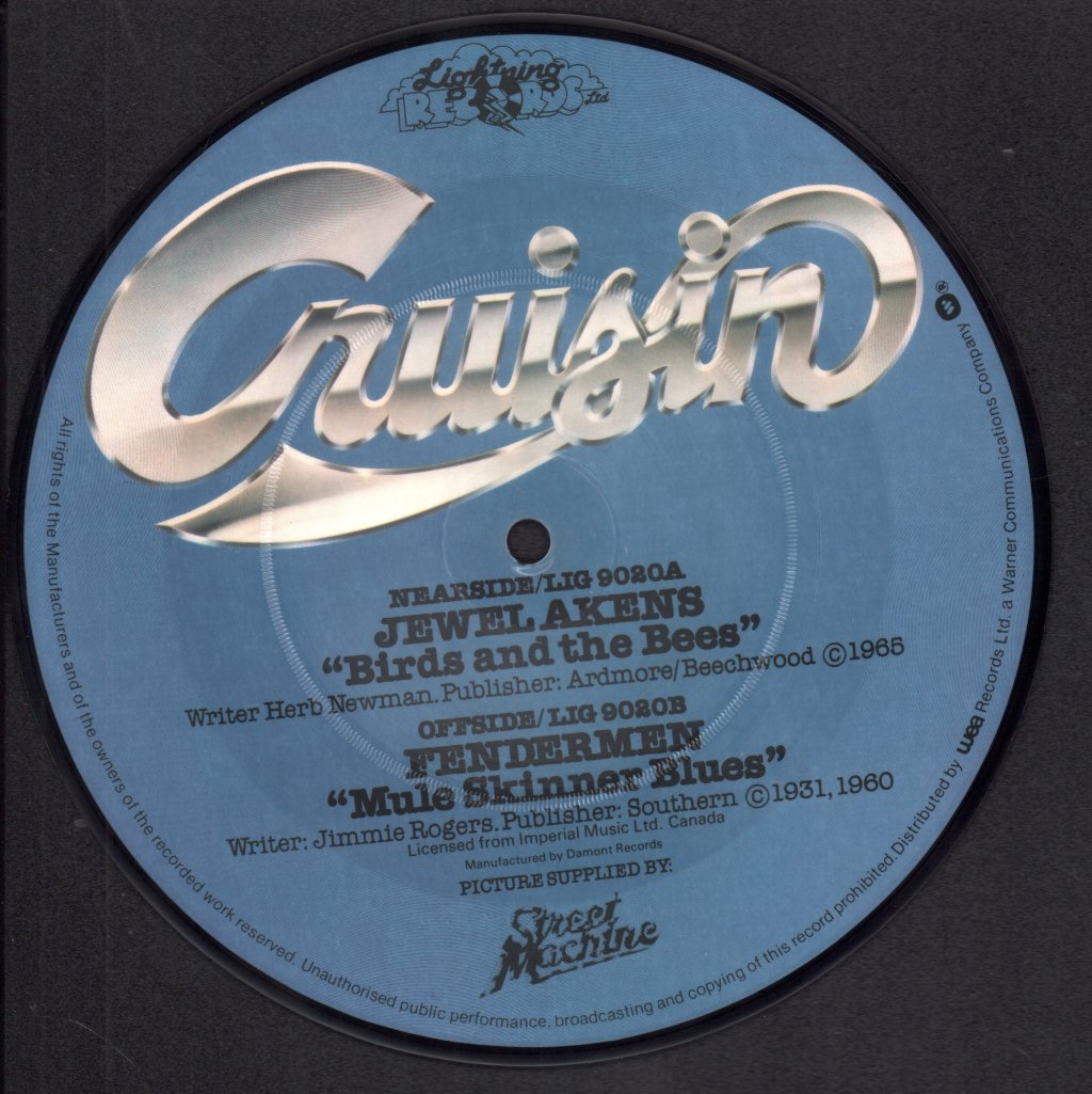 Jewel Akens/Fendermen - Birds And The Bees/Mule Skinner Blues - 7 Inch