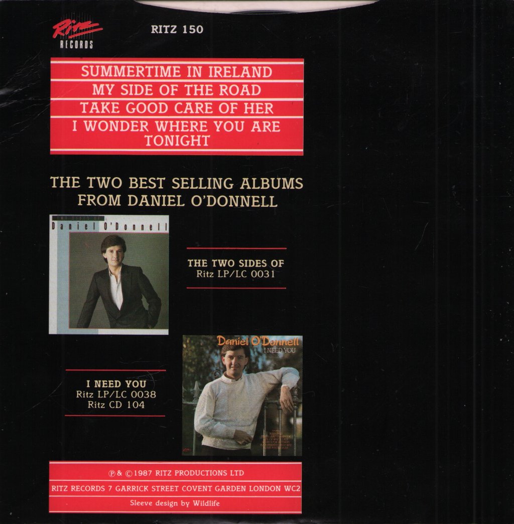 Daniel O'donnell - Four Track EP - 7 Inch