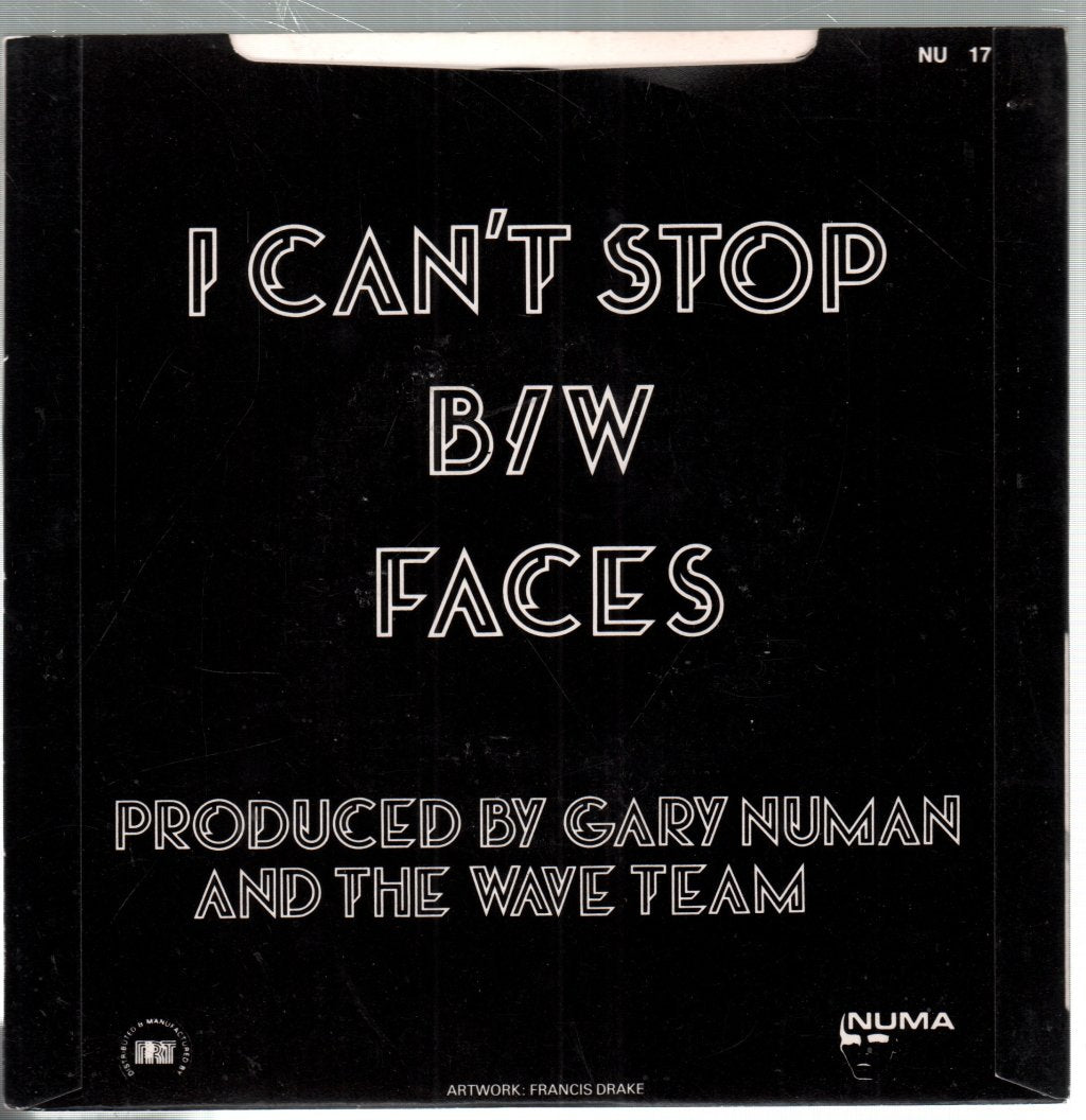 Gary Numan - I Can't Stop - 7 Inch