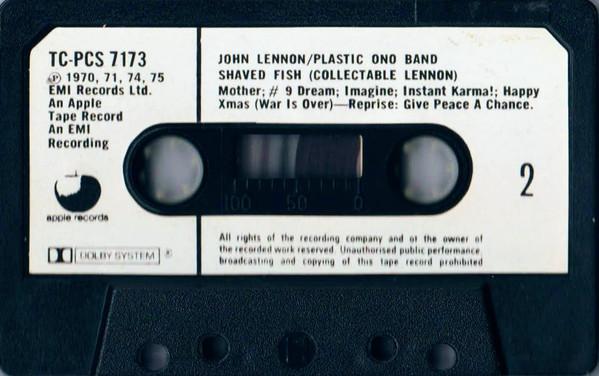 John Lennon - Shaved Fish - Cassette