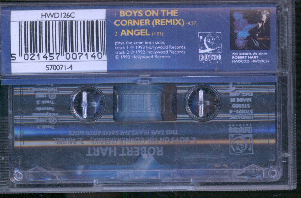 Robert Hart - Boys On The Corner (Remix) - Cassette