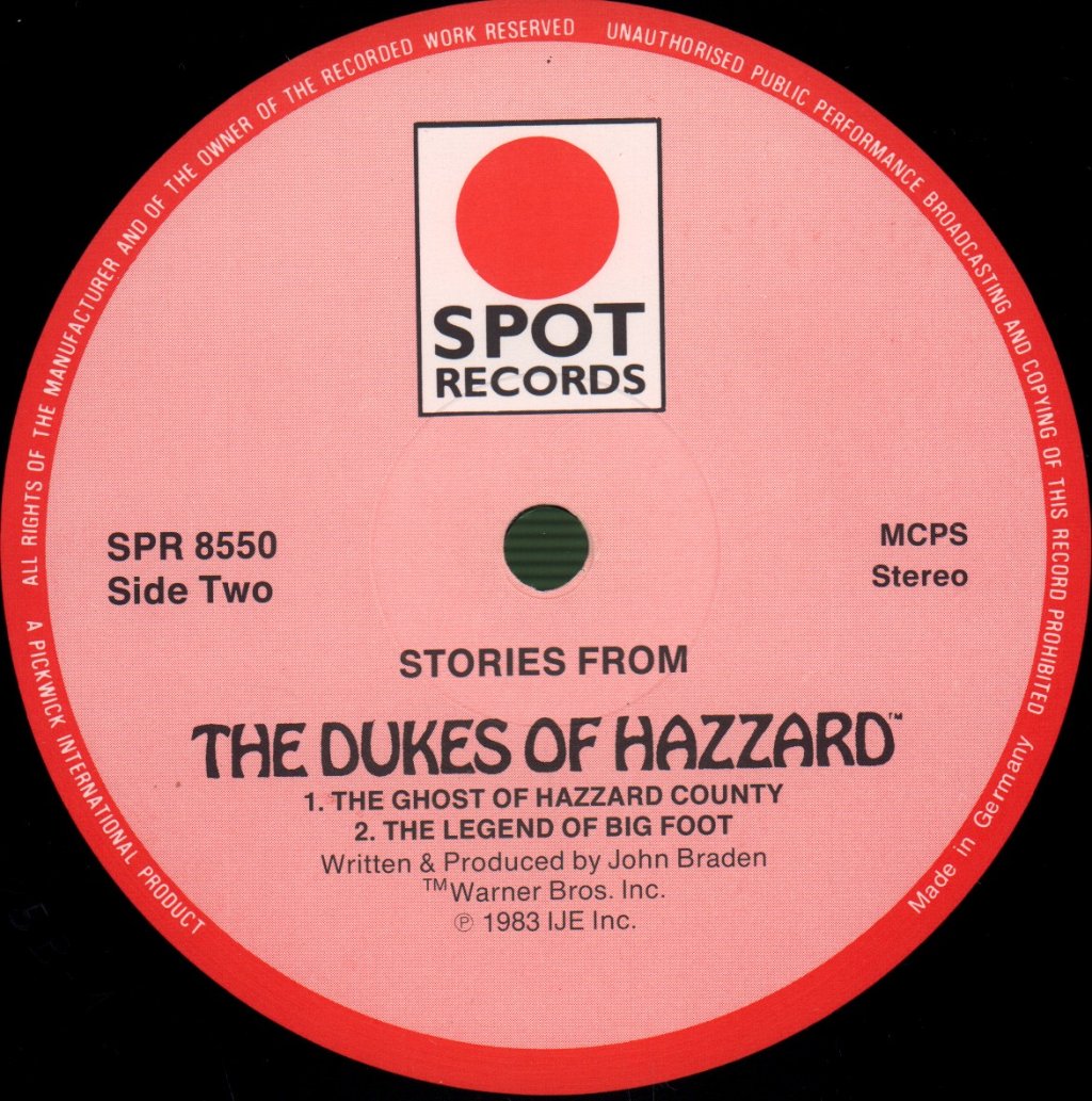 John Braden - Stories From The Dukes Of Hazzard - Lp
