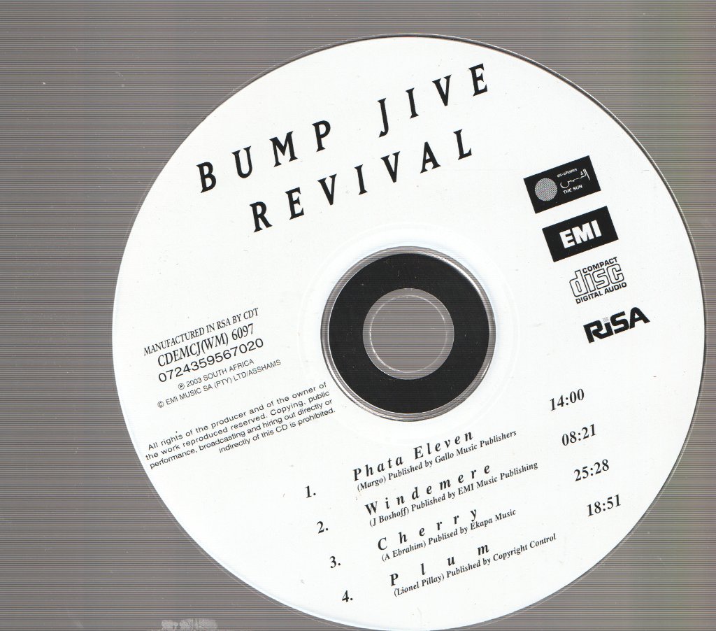 Johnny Windemere Quartet - Bump Jive Revival - Cd