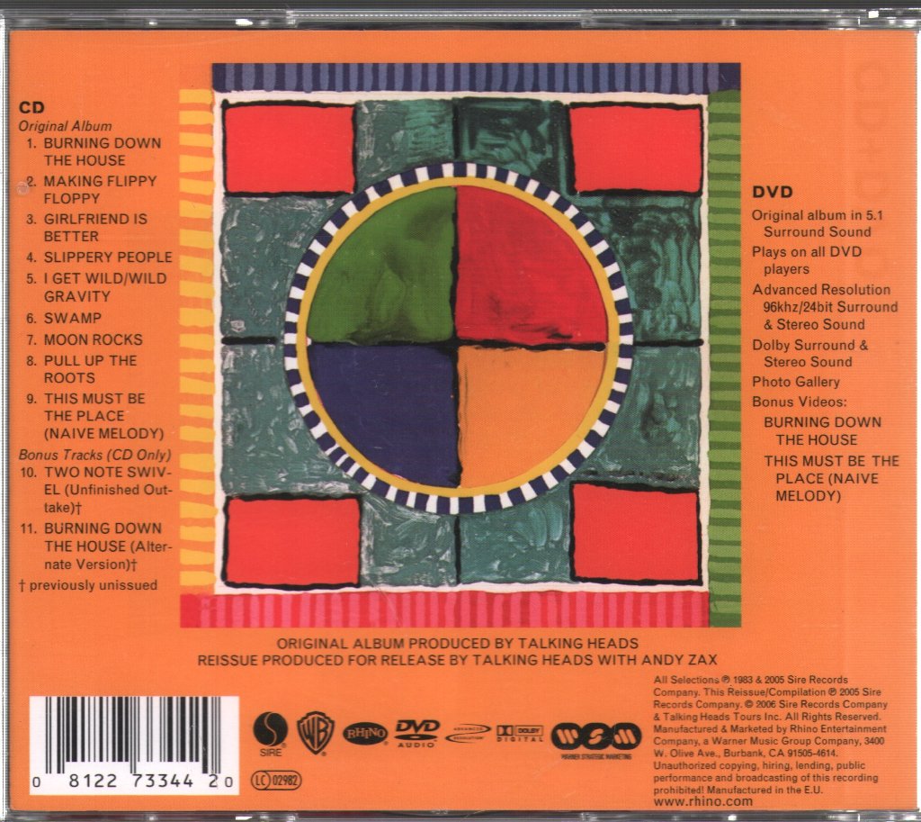 Talking Heads - Speaking In Tongues - Cd/Dvd