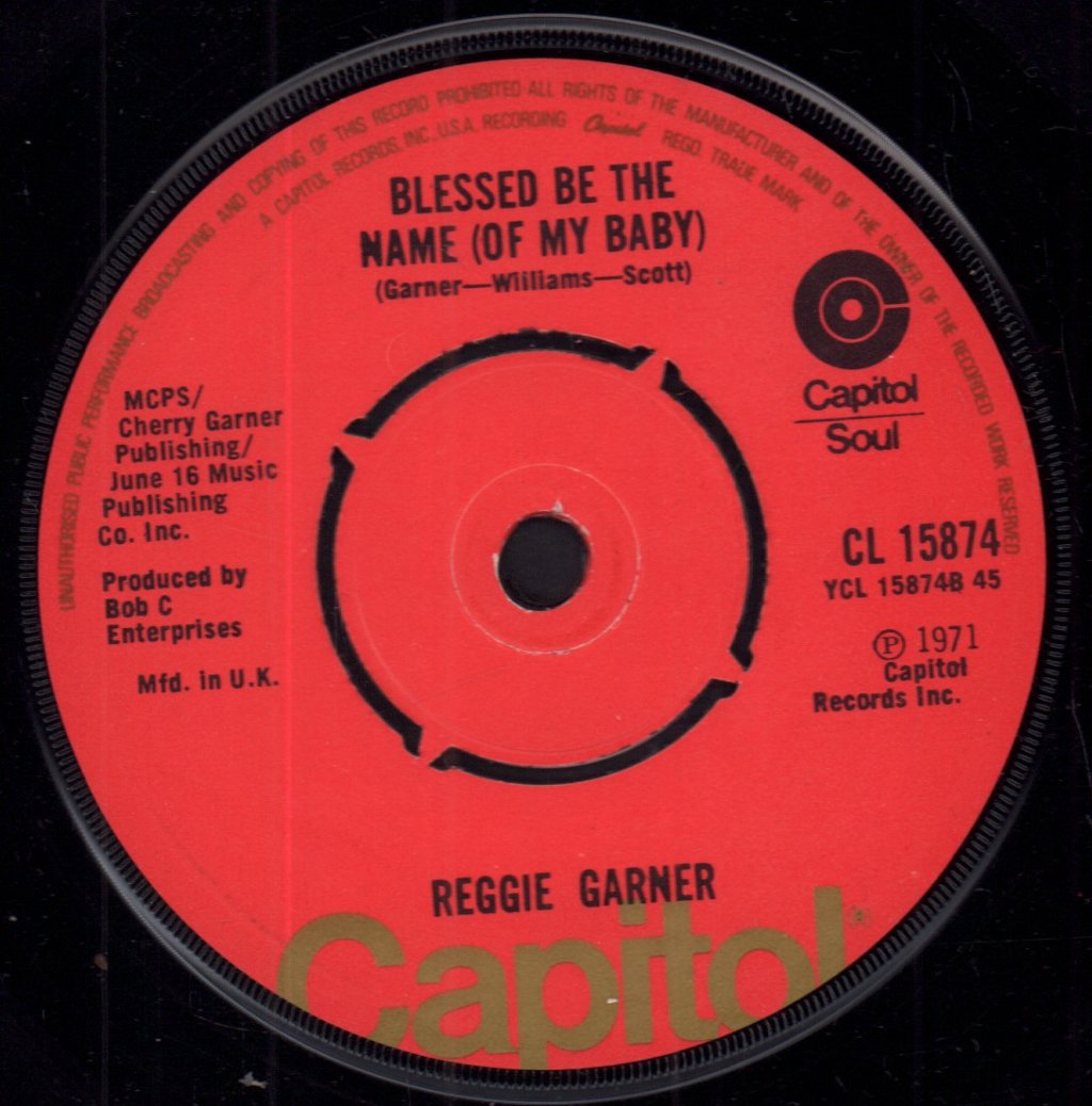 Reggie Garner - Hot Line - 7 Inch