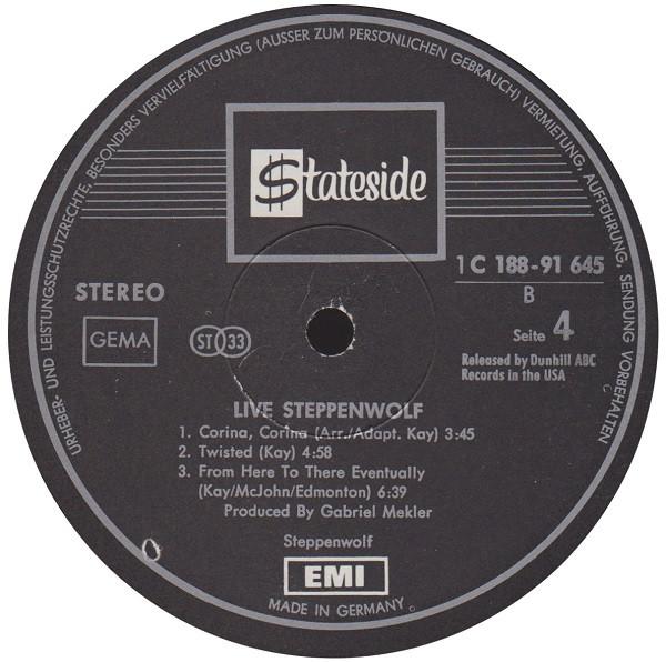 Steppenwolf - Live - Double Lp