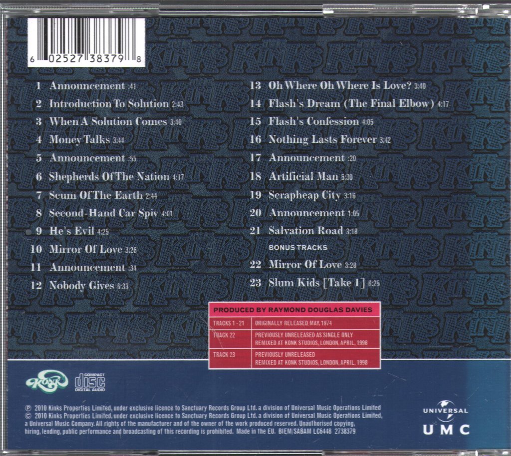 Kinks - Preservation Act 2 - Cd