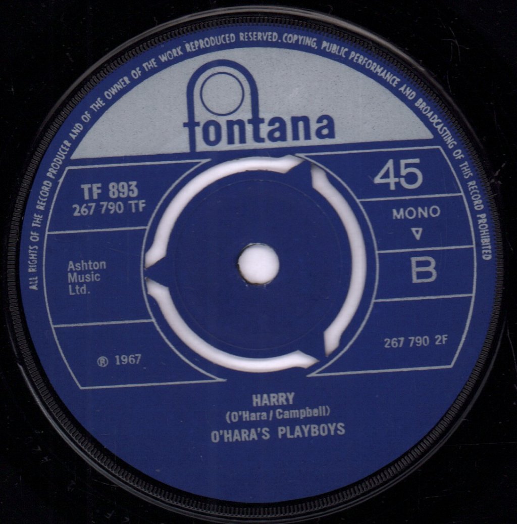 O'hara's Playboys - Island In The Sun - 7 Inch
