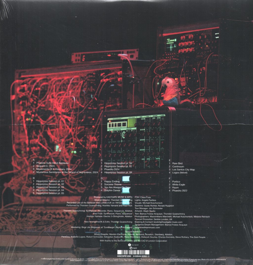 Tangerine Dream - 50 Years of Phaedra: At The Barbican - Triple Lp