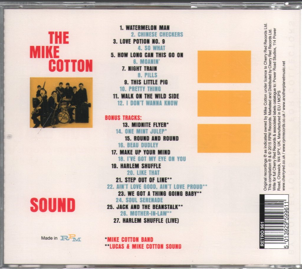 Mike Cotton Sound - Mike Cotton Sound - Cd
