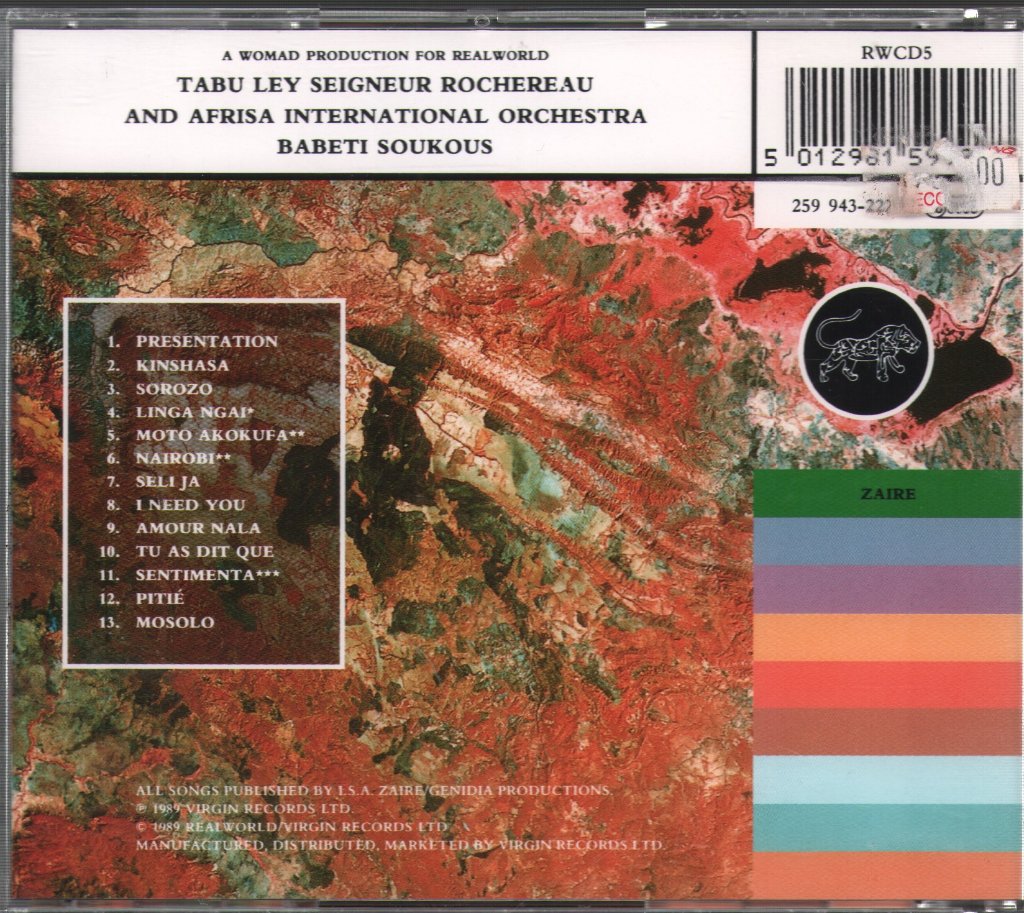 Tabu Ley Rochereau - Babeti Soukous - Cd