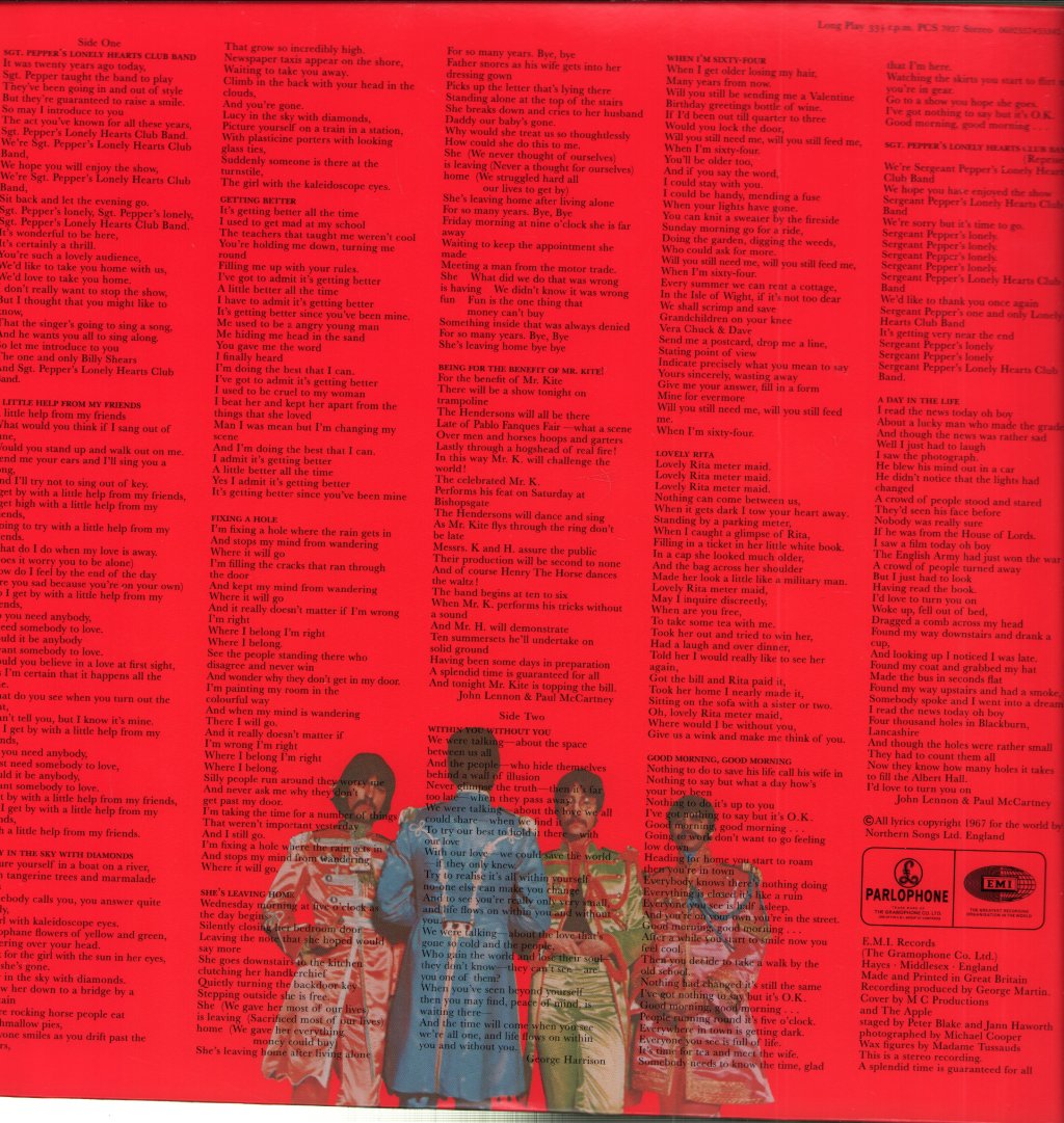 Beatles - Sgt. Pepper's Lonely Hearts Club Band - Double Lp