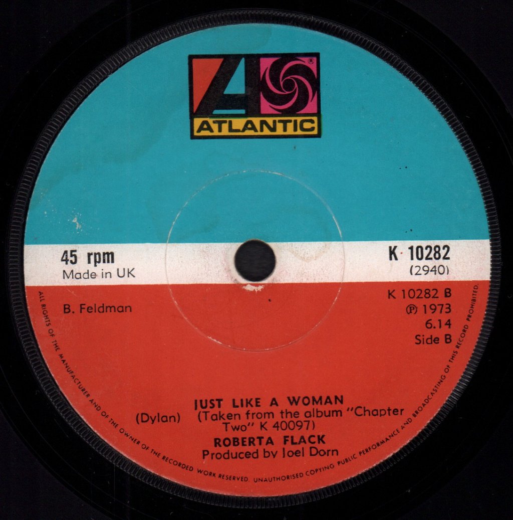 Roberta Flack - Killing Me Softly With His Song - 7 Inch
