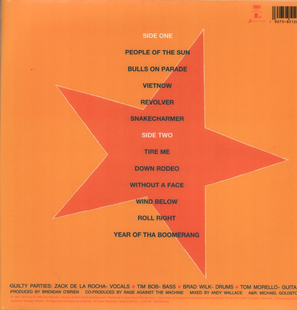 Rage Against The Machine - Evil Empire - Lp