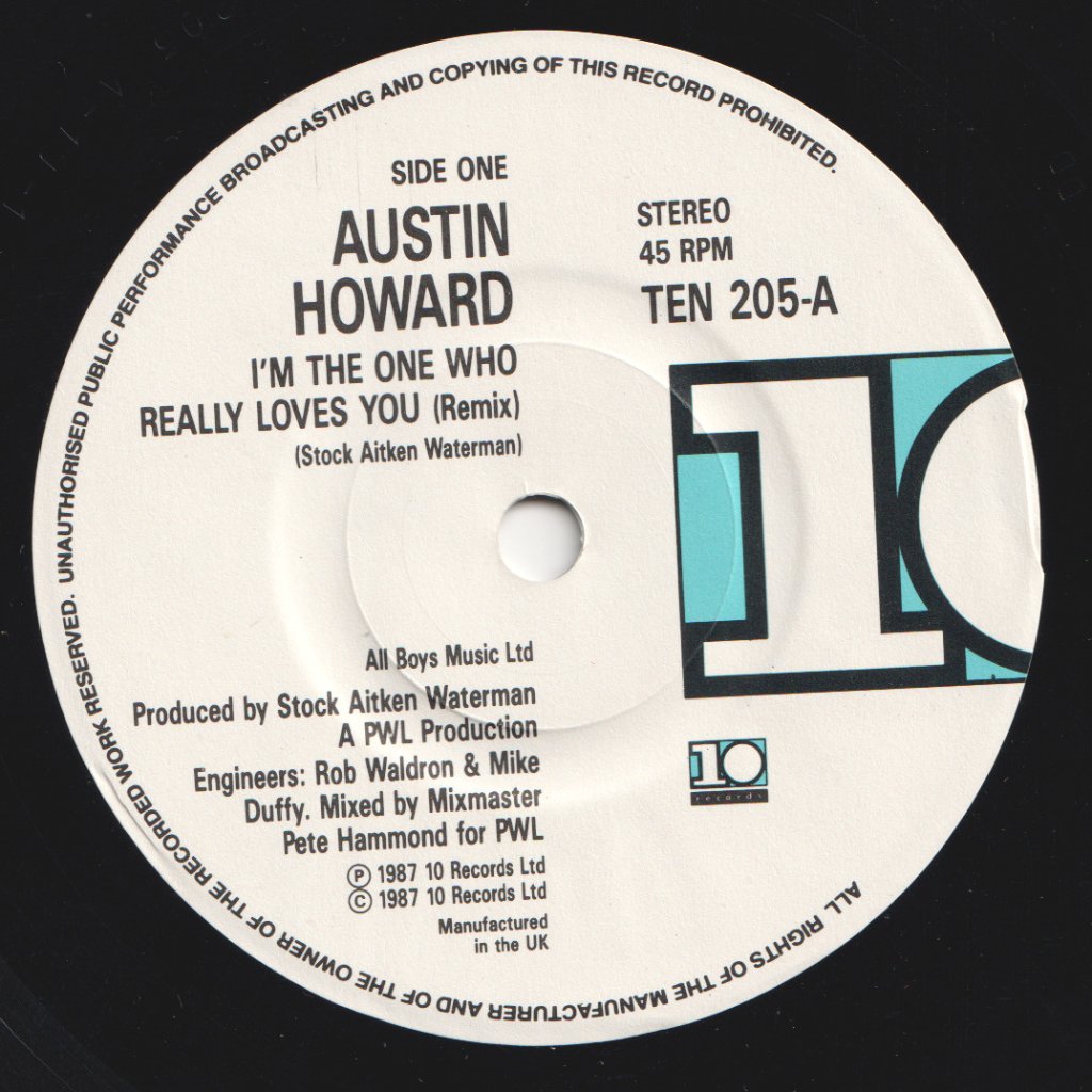 Austin Howard - I'm The One Who Really Loves You - 7 Inch