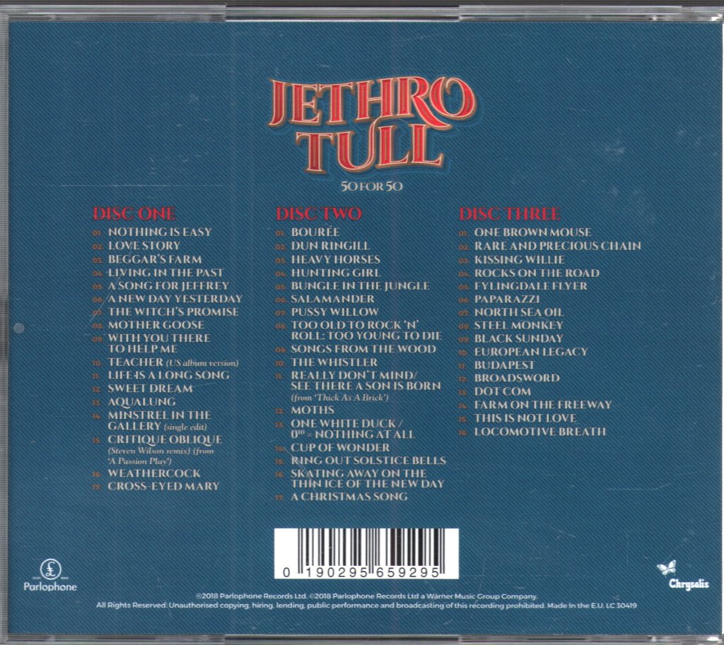 Jethro Tull - 50 For 50 - Cd Set