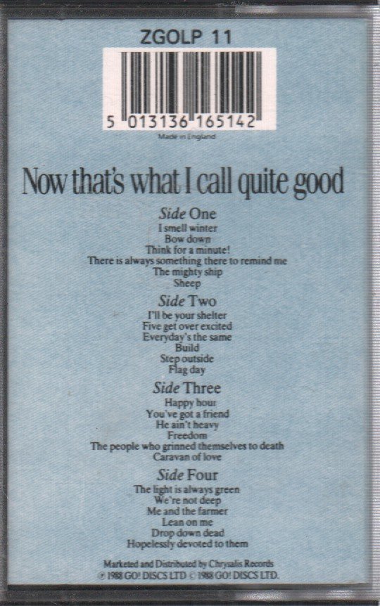 Housemartins - Now That's What I Call Quite Good - Double Cassette