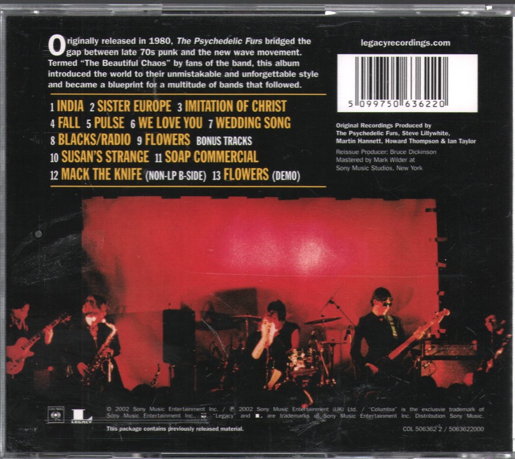 Psychedelic Furs - Psychedelic Furs - Cd