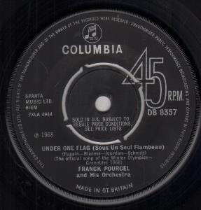 Franck Pourcel And His Orchestra - Under One Flag - 7 Inch