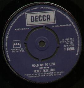 Peter Skellern - Hold On To Love - 7 Inch