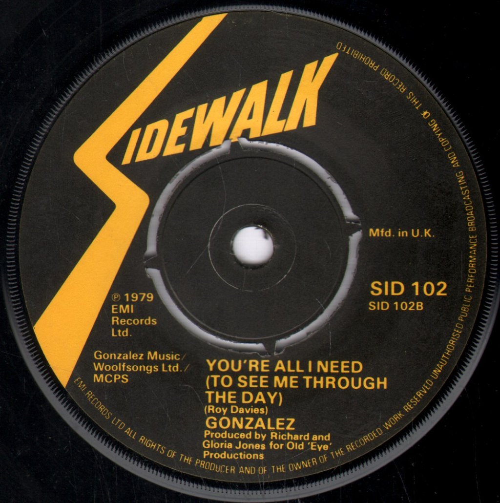 Gonzalez - Haven't Stopped Dancing Yet - 7 Inch