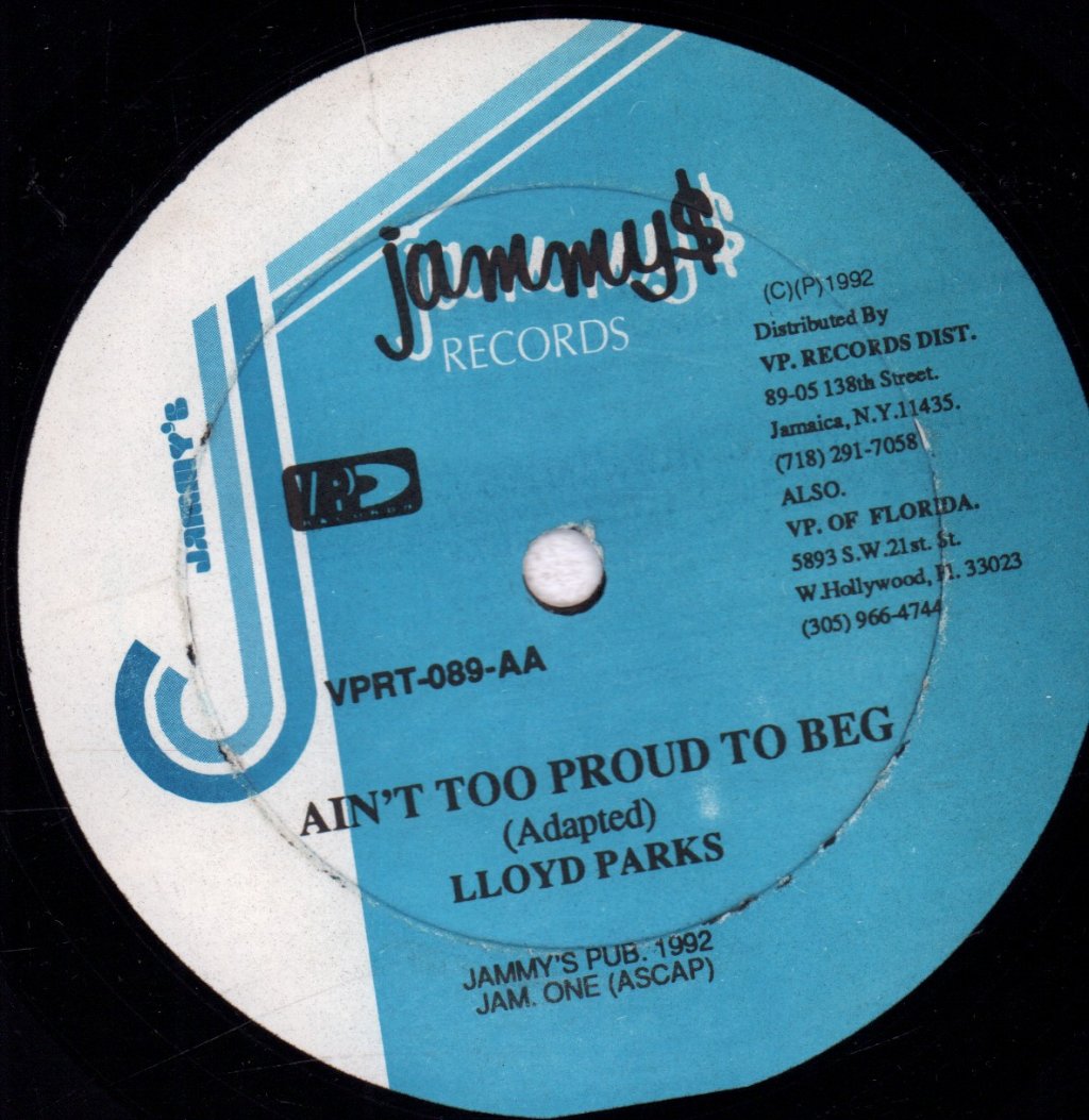 Frankie Paul / Lloyd Parks - Boom Back Dat / Ain't Too Proud To Beg - 12 Inch