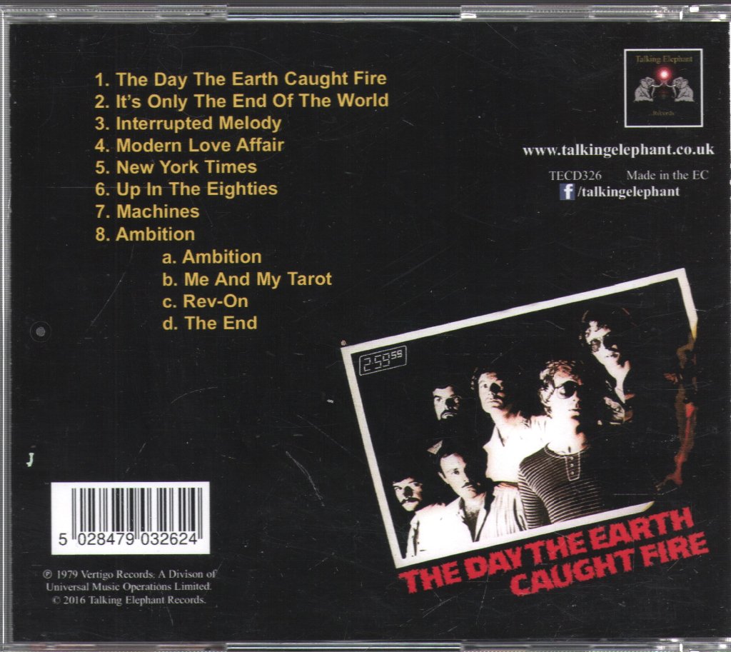 City Boy - Day The Earth Caught Fire - Cd
