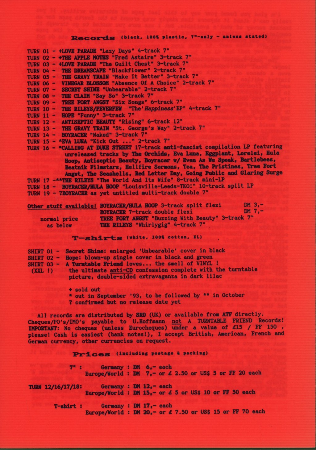 Boyracer / Hula Hoop - Louisville - Leeds - TKO! - Lp