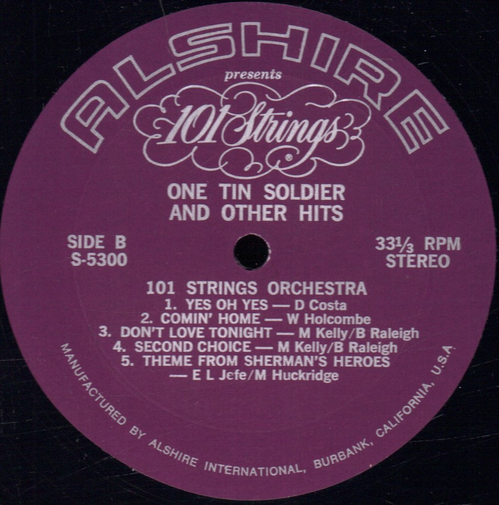 101 Strings - Play One Tin Soldier And Other Hits - Lp