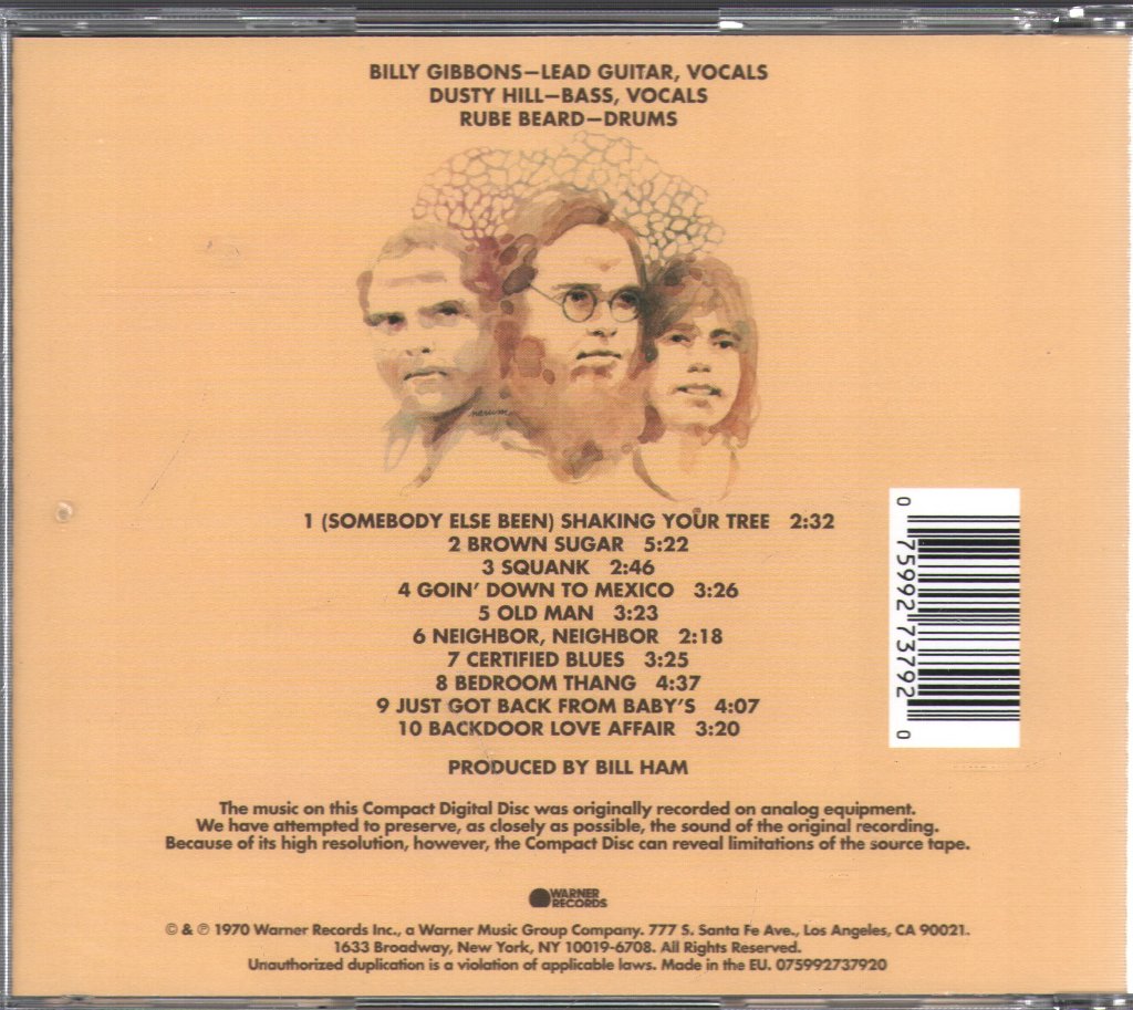 ZZ Top - First Album - Cd