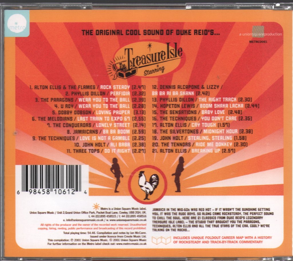 Various Artists - Rocksteady Soul (The Original Cool Sound Of Duke Reid's Treasure Isle) - Cd