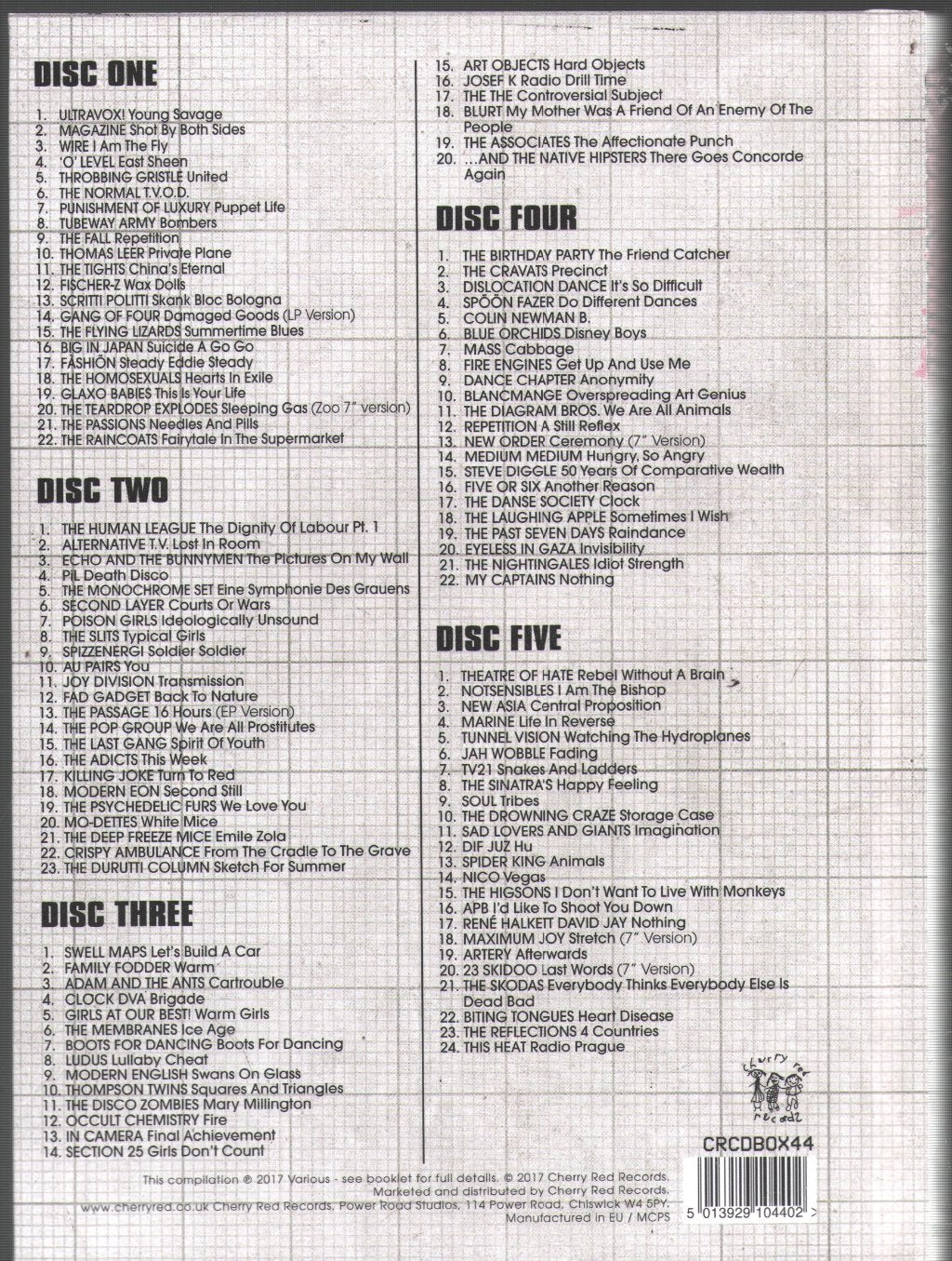 Various Artists - To The Outside Of Everything (A Story Of UK Post Punk 1977-1981) - Cd Set