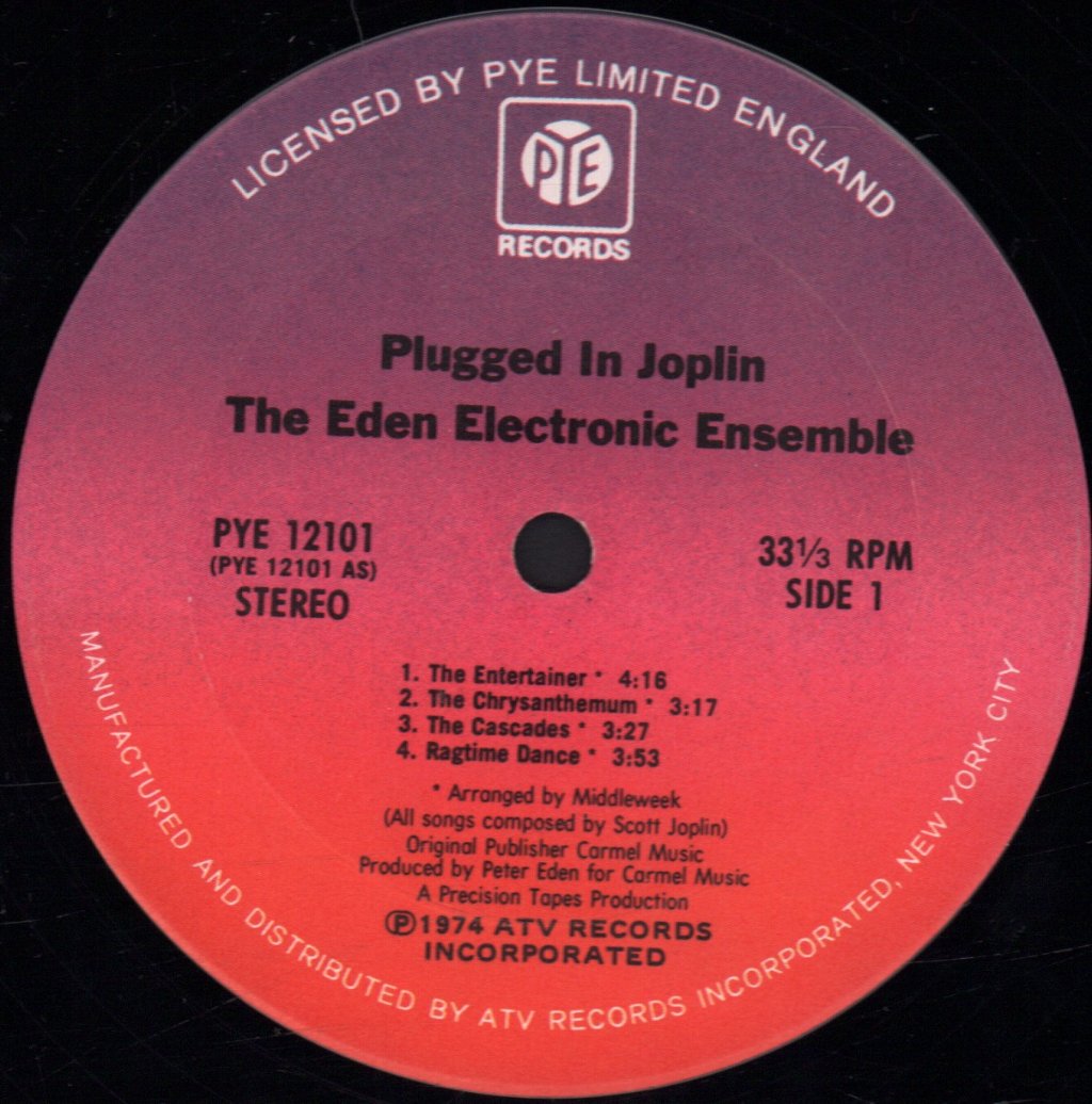 Eden Electronic Ensemble - Plugged In Joplin - Lp