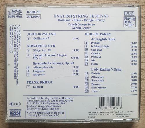 Capella Istropolitana, Adrian Leaper - English String Festival - Cd