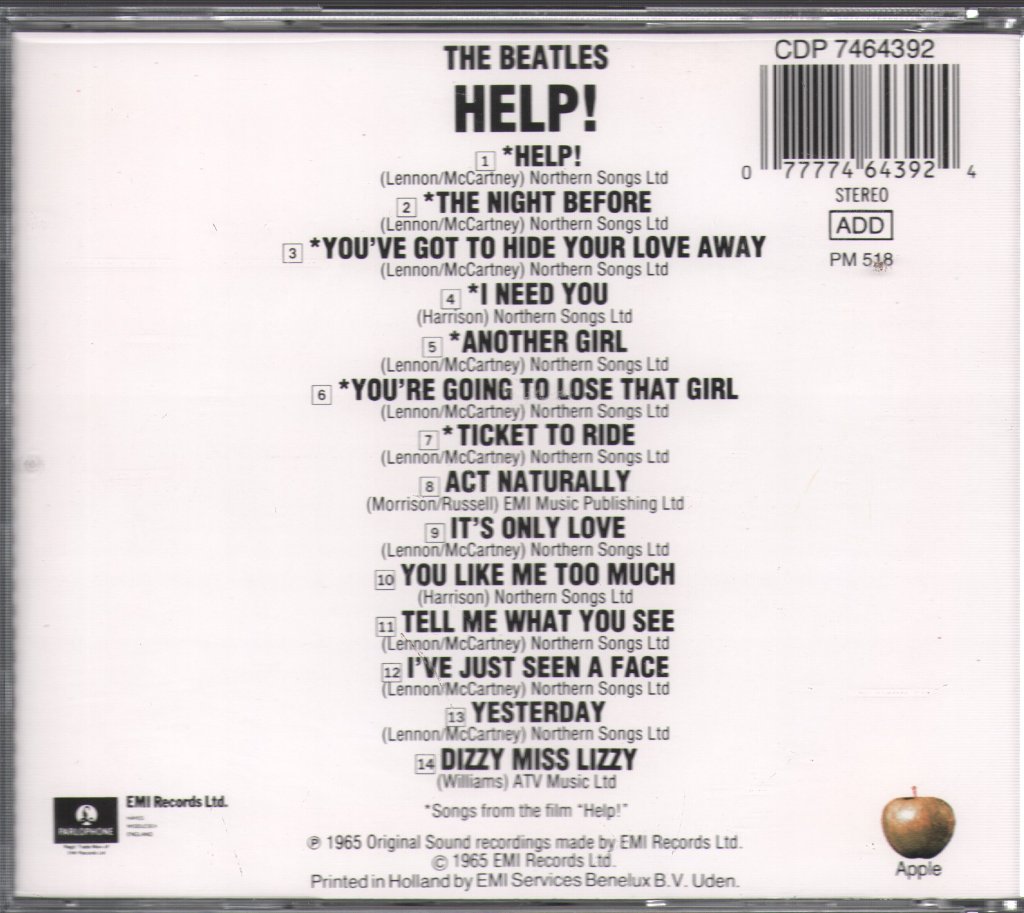Beatles - Help - Cd